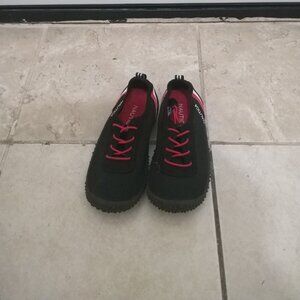 Little boy size 13 Red/Black water shoes